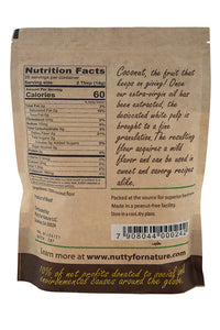 Nutty for Nature White Pulp Coconut Flour From Brazil - Raw, Gluten Free and Paleo, 400 Grams